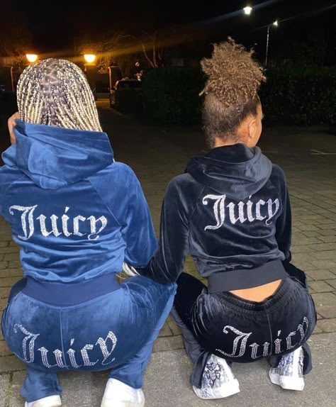 Juicy Couture Clothes, Glamour Shoot, Matching Outfits Best Friend, Juicy Couture Tracksuit, Best Friend Outfits, Looks Black, The Perfect Guy, Friend Goals, Streetwear Fashion Women