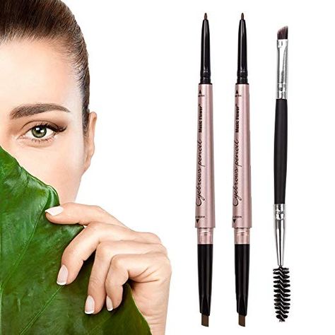 Waterproof Eyebrow Makeup, Sparse Eyebrows, Beauty Eyebrow, Waterproof Eyebrow Pencil, Brow Kit, Waterproof Eyebrow, Brow Brush, How To Color Eyebrows, Angled Brush