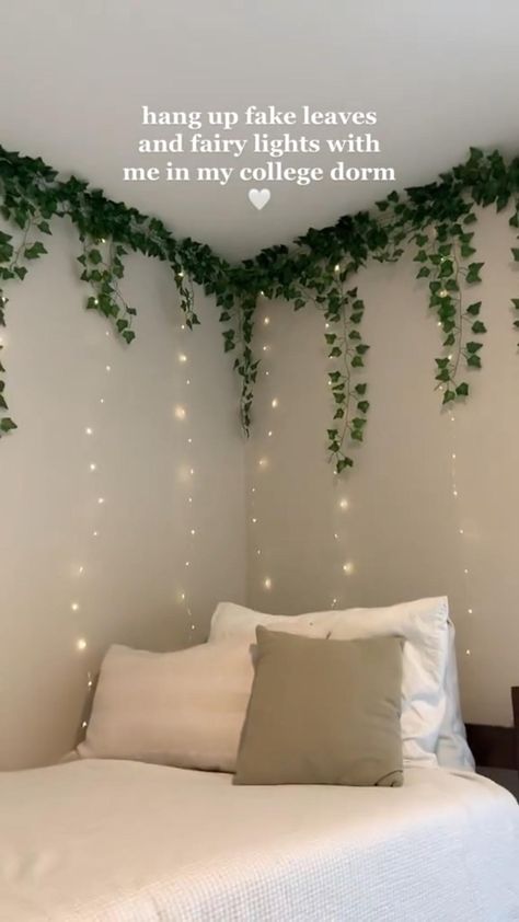 Fake Vines for Room Decor(12 Pack 84 Feet) Aesthetic Artificial Plant Ivy Leaves Hanging Greenery Garlands for Home Bedroom Wall Wedding Christmas Party Office Patio Outdoor Garden Décor     @realizedesign #ad Aesthetic Vines, Vines For Room, Aesthetic Room Makeover, Cute Room Stuff, Fake Vines, Fake Leaves, Hanging Greenery, Ivy Garland, Wall Room Decor