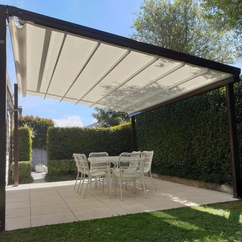 Custom Outdoor Folding Automatic Retractable Canopy For Roof Pergola Electric Tent Adjustable Pergola Waterproof Awning - Awnings - AliExpress Pergola With Canopy, Custom Pergola, Retractable Pergola Canopy, Retractable Pergola, Retractable Canopy, Roof Tent, Pergola Canopy, Covered Pergola, Pergola With Roof