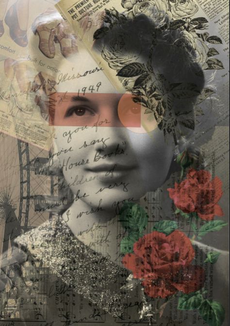 Michelle Caplan, Altered Portraits, Collage Artists, Photography Ideas, Art Inspo, Textiles, Collage, Photography, Quick Saves