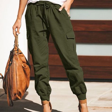 SPECIFICATIONS SKU: ZA512AA0GFYMBNAFAMZ Size (L x W x H cm): 0.00x0.00x0.00 Weight (kg): 0.3420 Color: Army Green Chaleco Casual, Lace Leggings, High Waist Fashion, Plaid Pants, Ankle Length Pants, Cargo Pant, Womens Designer Fashion, Crop Top Blouse, Streetwear Women