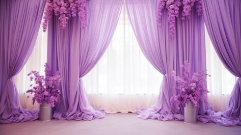 Studio Backdrops, Wedding People, Wedding Stage, Cityscape Photos, Nature Backgrounds, Heart With Arrow, Purple Wedding, Background Banner, Flower Heart