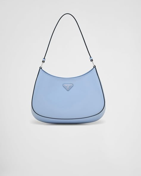 Prada Cleo Bag, Cleo Bag, Shoulder Bag Prada, Prada Cleo, Bags Prada, Prada Collection, Hardware Logo, Bag Prada, Handbag Essentials