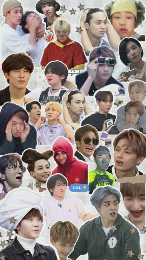 Svt Funny Pictures, Seventeen Funny Pictures, Seventeen Wallpaper Kpop, Seventeen Meme, Face Collage, Pledis Seventeen, Seventeen Memes, S.coups Seventeen, Dream Music