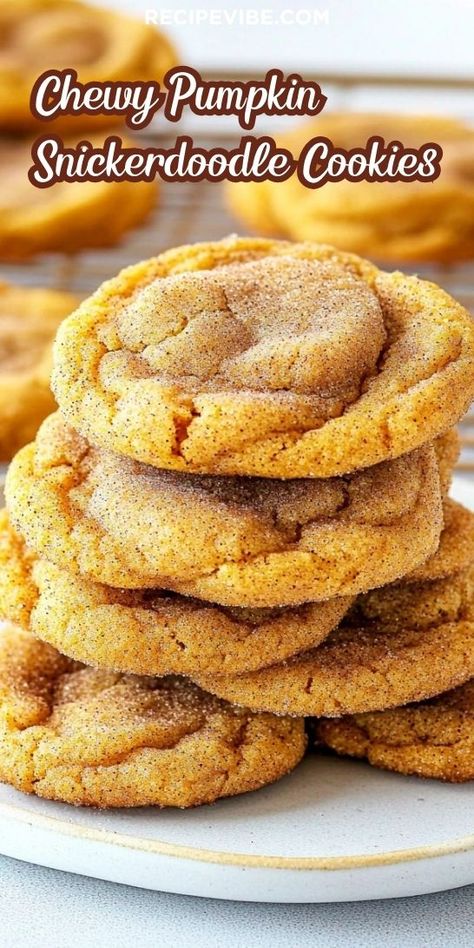 Looking for a festive treat that combines warmth and flavor this holiday season? These Chewy Pumpkin Snickerdoodle Cookies are the perfect addition to your Christmas Desserts lineup! Save this recipe for a cozy baking session that will delight friends and family with every delicious bite. Pumpkin Snickerdoodle Cookie Recipe, Cozy Baking, Snickerdoodle Cookies Recipe, Pumpkin Snickerdoodle Cookies, Pumpkin Snickerdoodles, Snickerdoodle Cookies, Christmas Food Gifts, Snickerdoodle Cookie Recipes, Best Pumpkin