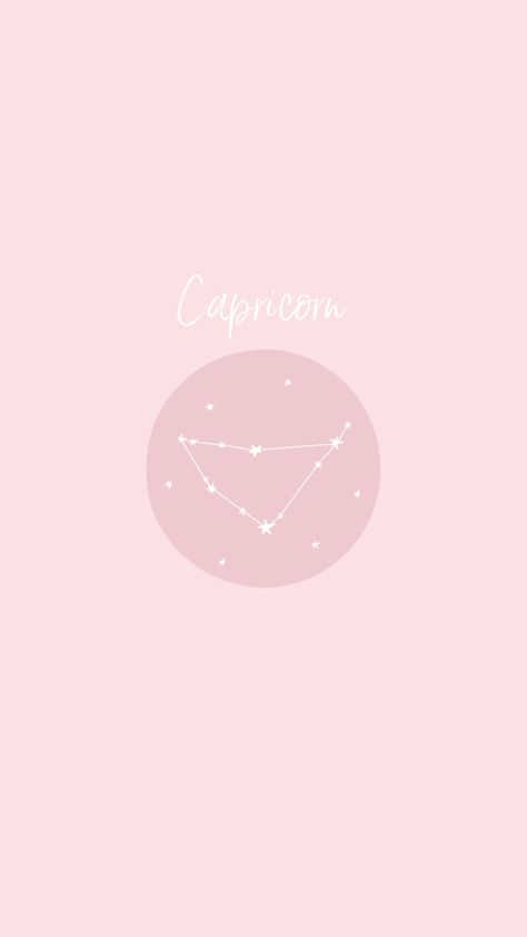 Capricorn Pink Aesthetic, Pink Capricorn Aesthetic, Phone Wallpaper Graphic, Pink Capricorn, Capricorn Wallpaper, Capricorn Aesthetic, 3d Wallpaper Cute, Wallpaper Graphic, Capricorn Constellation