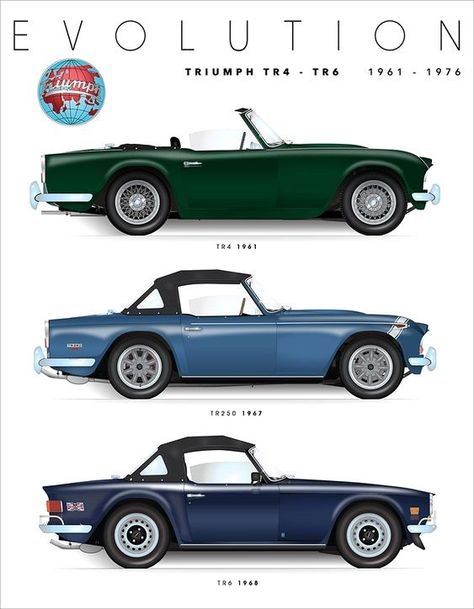 Triumph Cars Vintage, Tr6 Triumph, Triumph Tr4, Triumph Motor, Triumph Sports, Triumph Cars, Triumph Tr6, Triumph Spitfire, Vintage Sports Cars