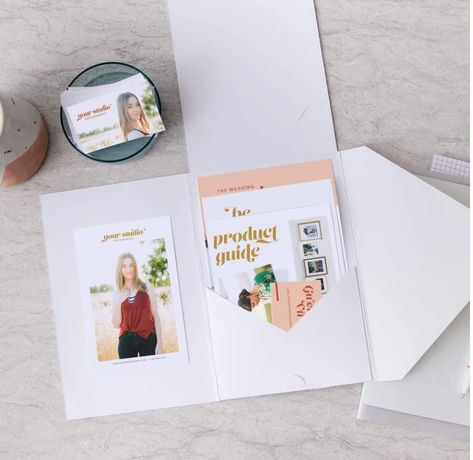 How to Create a Solid Welcome Package — Designer's Oasis Welcome Package, Photographer Design, Welcome Packet, Welcome Card, Friendly Letter, Presentation Folder, Folder Design, Online Fonts, Digital Elements