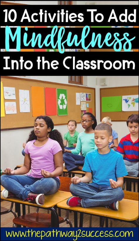 Wellness Classroom Ideas, Mindfulness For Students, Mindfulness Classroom Decor, Mindfulness Classroom Activities, Mindfulness For Kindergarten, Mindfulness Elementary, Mindful Monday Classroom, Mindfulness In The Classroom, Middle School Mindfulness Activities