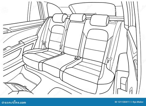 Car Seat Drawing Reference, Car Interior Drawing Reference, Inside Car Drawing Reference, Inside Car Drawing, Health Book, Inside Car, Car Drawing, Inside Interiors, Car Design Sketch