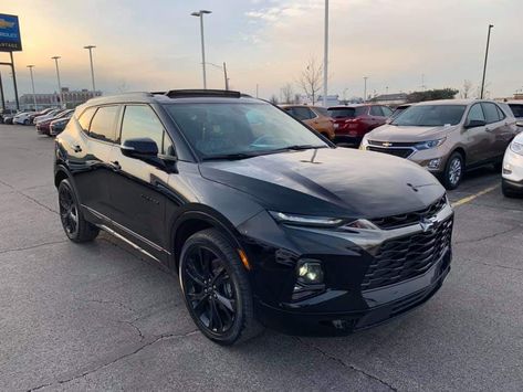 Aesthetic Suv Cars, Black Suv Cars, Matte Black Suv, Chevy Blazer Aesthetic, Black Lexus Suv, Black Suv Car Aesthetic, Chevy Blazer Rs, Black Chevy Blazer, Jaguar Suv