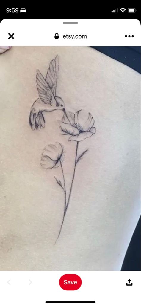 Hummingbird With Tulip Tattoo, Hummingbird Daffodil Tattoo, Hummingbird Tattoo With Daffodil, Hummingbird With Daffodil Tattoo, Hummingbird And Daffodil Tattoo, Dainty Daffodil Tattoo Design, Daffodil Memorial Tattoo, Daffodil And Butterfly Tattoo, Hummingbird Tattoo Black