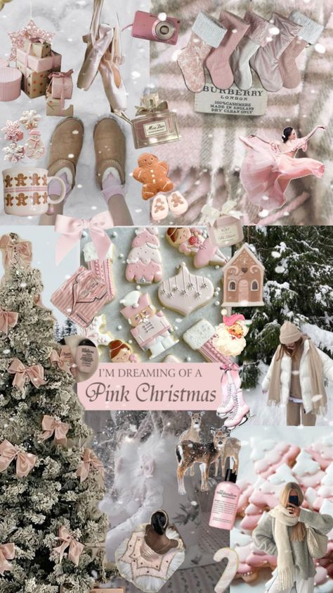 #pinkaesthethic #pinkchristmas #pinkvibes #balletaesthetic #ballet Iphone Wallpaper Winter, Christmas Dreaming, Winter Princess, Pink Xmas, Pink Lifestyle, Pink Christmas Decorations, Pink Holiday, Christmas Room Decor, Christmas Feeling