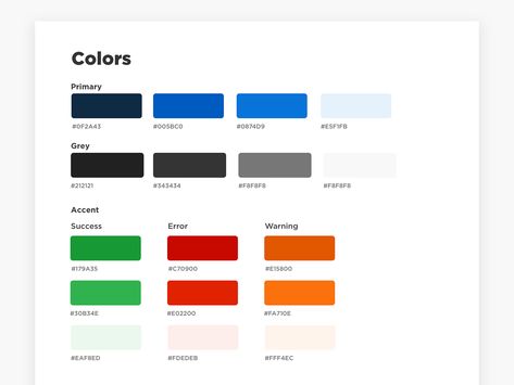 Color Palette - Styleguide by David Krasniy - Dribbble Danger Color Palette, 5 Color Palette, David Carson, Ui Ux Design, Style Guide, Ux Design, Global Community, Style Guides, Bar Chart