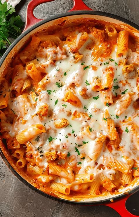 One Pot Chicken Parmesan Pasta [40 Minutes] Marinara Meals, Chicken Mariana Pasta, Marinara Sauce Pasta Recipes, Chicken Parmesan Spaghetti, Creamy Parmesan Chicken With Penne, Tomato Pasta With Chicken, Marinara And Alfredo Pasta, One Pan Chicken Pasta, Spaghetti Parmesan