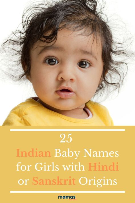 25 Indian Baby Names for Girls with Hindi or Sanskrit Origin  Indian baby names draw on a rich tradition and the Hindi language. Beloved names for girls may be inspired by nature or religious beliefs.  #Hindibabynames #babynames #girlnames #internationalnames Hindi Names For Baby Girl, Sanskrit Names Baby Girl, Sanskrit Baby Girl Names Unique, Modern Indian Girl Names, Baby Girl Names Unique Indian, Royal Names For Girls, Hindu Girl Baby Names, Names Of Baby Girl, Tamil Baby Names