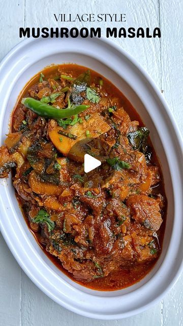 Viraj Naik on Instagram: "🪴Village Style Sabji ! 

This mushroom masala tastes absolutely amazing. Its a must try. I love Mushrooms but the bad thing is I hardly get it here,m. But whenever I find it I make sure to make something with it.

#mushroomsabji #mushroommasala #villagecooking #mushrooms #mushroomrecipe" Mushroom Sabji, Mushroom Masala Recipe, Mushroom Masala, Mushroom Recipes, Quick Recipes, The Bad, Find It, Make Sure, Get It