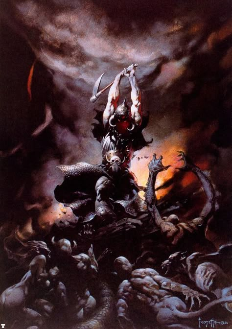 Deathdealer Frank Frazetta, Conan The Barbarian Art Frank Frazetta, Frank Frazetta Tattoo, Frank Frazetta Conan, Frank Frazetta Art, Big Ant, Frazetta Art, Scifi Fantasy Art, Boris Vallejo