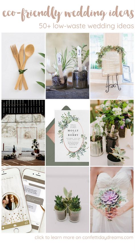 50+ Sustainable Low Waste Wedding Tips - The Ultimate Guide to Eco-Friendly, Zero Waste Wedding Ideas.  Learn how to re-use with wedding rentals instead of buying new, find out where to sell or donate your goods after your wedding, how to upcycle, and multi-use ideas for decor. Reduce your carbon footprint going paperless, and reduce wedding waste.  #wedding #zerowastewedding #ecofriendlywedding #veganwedding #sustainablewedding #greenwedding #lowwastewedding #ethicalwedding #weddingideas Sustainable Tips, Monochromatic Wedding, Scandinavian Wedding, Fruit Ideas, Ethical Wedding, Creative Wedding Favors, Vegan Wedding, Eco Wedding, Sustainable Wedding