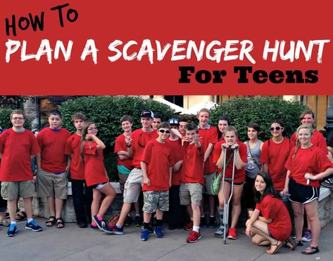 How to Plan A Scavenger Hunt For Teens - Southern Plate Scavenger Hunt For Teens, Teen Scavenger Hunt, Birthday Games For Adults, Youth Games, Youth Group Games, Church Youth, Teen Fun, Youth Activities, Activities For Girls