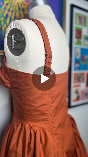 Danesha | Sewing & Fashion on Instagram: "An easy hack to keep your straps up! 
—
You know me…quick and to the point! So I noticed that my ready to wear dress had elastic in the straps so I decided to record how I added elastic into my straps on my Juliana dress. I then went on to keep working on my dress and accidentally scrolled to far and noticed that @coraline.street included this hack in her pattern! lol so now you have a visual aid here and written directions if you buy the Juliana corset dress! This can be done on any dress with straps and any size elastic. 🫶🏾" Simple Tricks, Corset Dress, Sewing Fabric, Sewing Tutorials, I Dress, Elastic, Sewing Patterns, Ready To Wear, Sewing