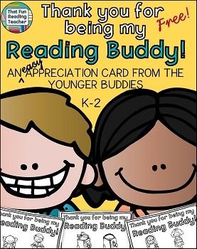 Reading Buddies: Reading Buddy Card Book Buddy, Reading Buddy Ideas, Reading Buddy Activities, Big Buddy Little Buddy Gifts, Buddy Reading Anchor Chart, Buddy Reading, Reading Buddies, Buddy Gifts, Reading Groups