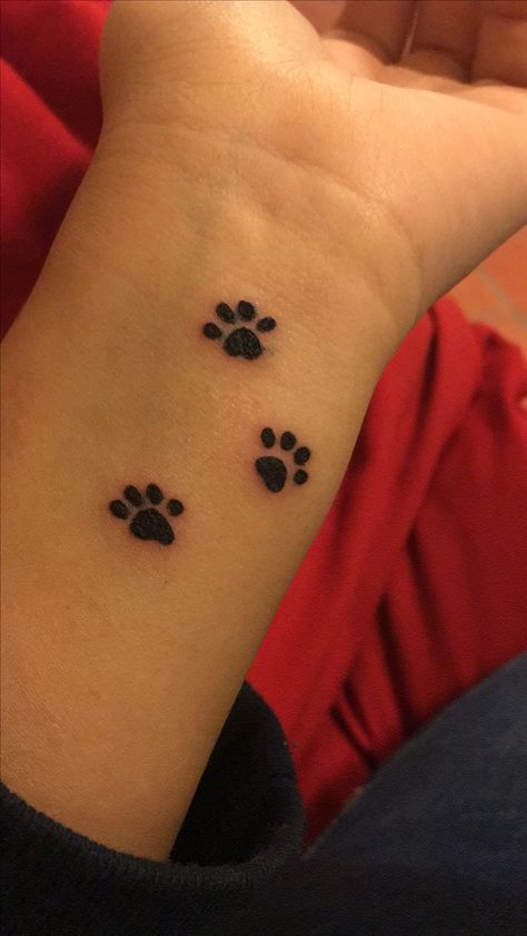 Kitten Paws Tattoo, Kitten Paw Tattoo, Mini Paw Print Tattoo, Cat Paws Tattoo, Paws Tattoo, Tattoo Paw, Kitten Paws, Cat Paw Tattoos, Claw Tattoo