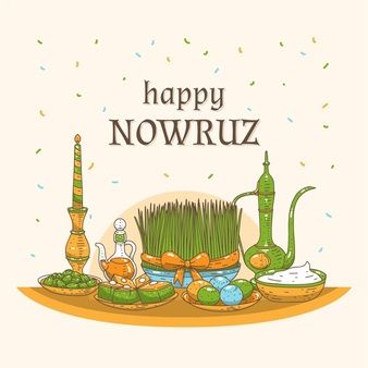 Hand drawn happy nowruz and grass with candle | Free Vector Nowruz Card, Norooz Design, Happy Nowruz, Eid Background, Joker Comic, Islamic Holidays, Adventure Time Wallpaper, Holiday Aesthetic, Cool Pictures For Wallpaper