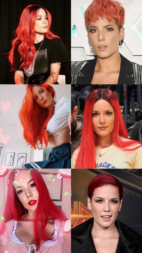 Halsey red hair #halsey Halsey Hair Colors, Halsey Red Hair, Halsey Hair, Drawing Women, Woman Drawing, Halsey, Hair Colors, Rihanna, Red Hair