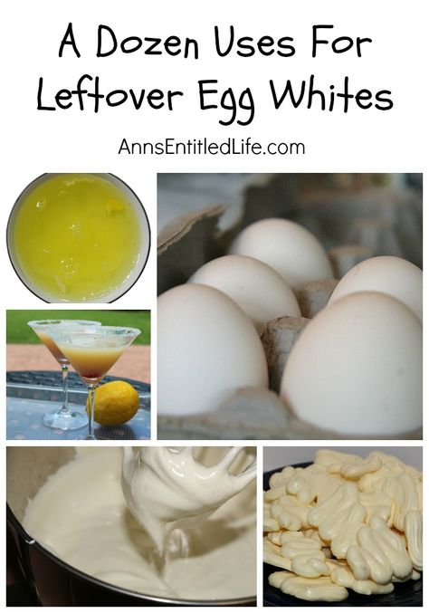 Have a lot of leftover egg whites from a baking project and don't want to throw them away? Here are a dozen amazing (and incredible) things you can do with leftover egg whites! Use Up Egg Whites, Things To Do With Egg Whites, Egg White Baking Recipes, What To Do With Leftover Egg Whites, Recipe With Egg Whites, Dessert With Egg Whites, Recipes For Egg Whites, Things To Make With Egg Whites, Desserts With Egg Whites