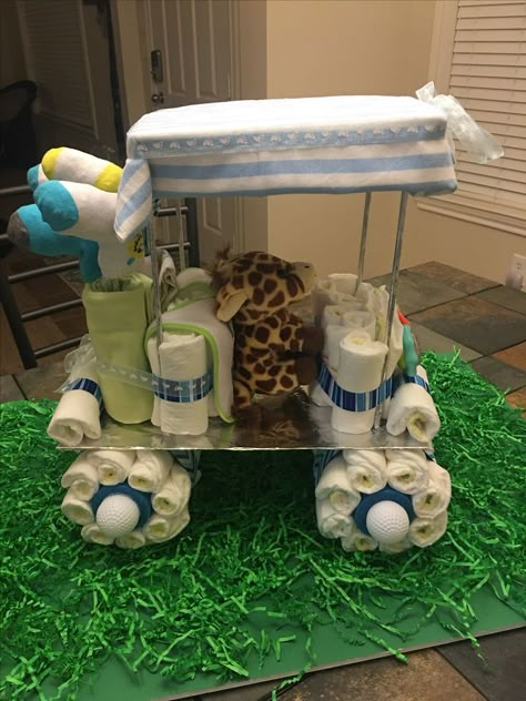 Pin by Denise Haskins Whitmore on baby shower | Golf baby showers, Baby shower fun, Baby shower gifts Putters Or Pearls Gender Reveal Cake, Golf Gender Reveal Ideas, Golf Gender Reveal Party, Putters Or Pearls Gender Reveal, Golf Gender Reveal, Gender Ideas, Golf Baby Showers, Diaper Party, Golf Baby