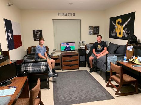 Southwestern University, Residence Hall, Play Hard, Dorm Room, Standing Desk, University, Desk, Furniture, Home Decor