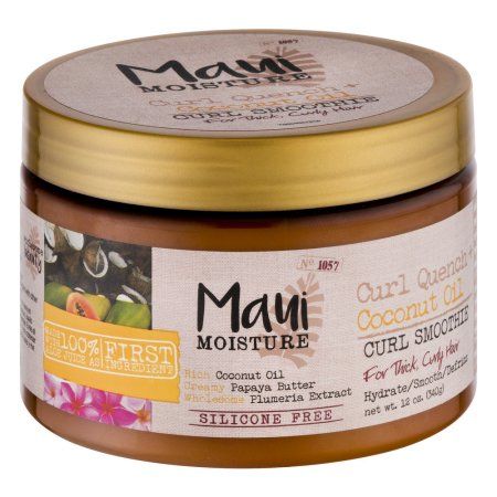 Free 2-day shipping on qualified orders over $35. Buy Maui Moisture Coconut Hair Oil Curl Smoothie, 12.0 OZ (For Thick & Curly Hair) at Walmart.com Maui Haircare, Curl Smoothie, Coconut Hair Oil, Curl Products, Maui Moisture, Curls Braids, Natural Hair Routine, Butter Extract, Coconut Hair