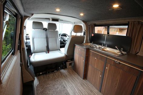 Campervan Interior Volkswagen, Vw Transporter Conversions, Airstream Motorhome, Vw Transporter Camper, Vw Conversions, Vw Transporter Van, Vw Camper Conversions, Transporter Van, Vw T25