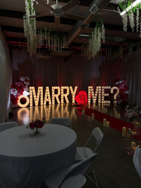 Marry Me Marquee Letters, Diy Birthday Number, Godly Wedding, Wedding Proposal Ideas Engagement, Best Marriage Proposals, Balloon Arch Decorations, Neon Light Art, Big Wedding Dresses, Prom Proposal