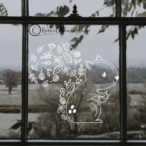 Window Drawing Halloween, November Window Art, Thanksgiving Window Art, Window Marker Art, Chalk Window Art, Window Drawing Ideas, Winter Window Painting, Fall Window Decorations, Window Art Ideas