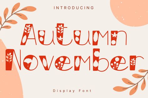 Download Autumn November font for iOS, Android, macOS, or Windows for free, or you can buy the full version with a commercial license here. Autumn November is a whimsical and cute decorative display font. It can easily be matched to an incredibly large set of projects, so add it to your creative ideas and notice […] The post Autumn November Font appeared first on FreeFontDL. November Font, Autumn November, Pumpkin Tarts, November Fashion, Decorative Fonts, Best Free Fonts, Font Free, Beautiful Fonts, Drip Painting