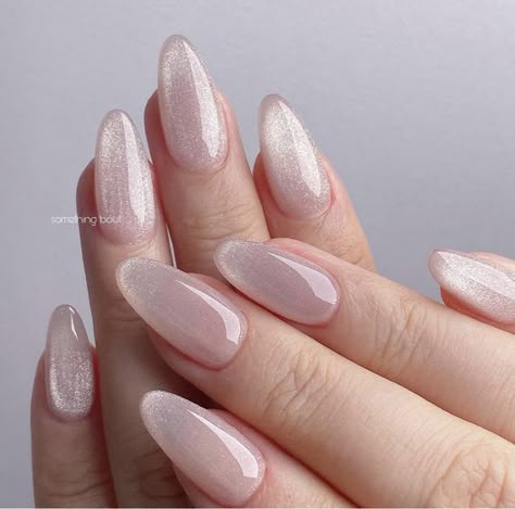 Glitter Nails Acrylic, Velvet Nails, Easy Nails, Minimal Nails, Pearl Nails, Cute Gel Nails, Soft Nails, Neutral Nails, Nailed It