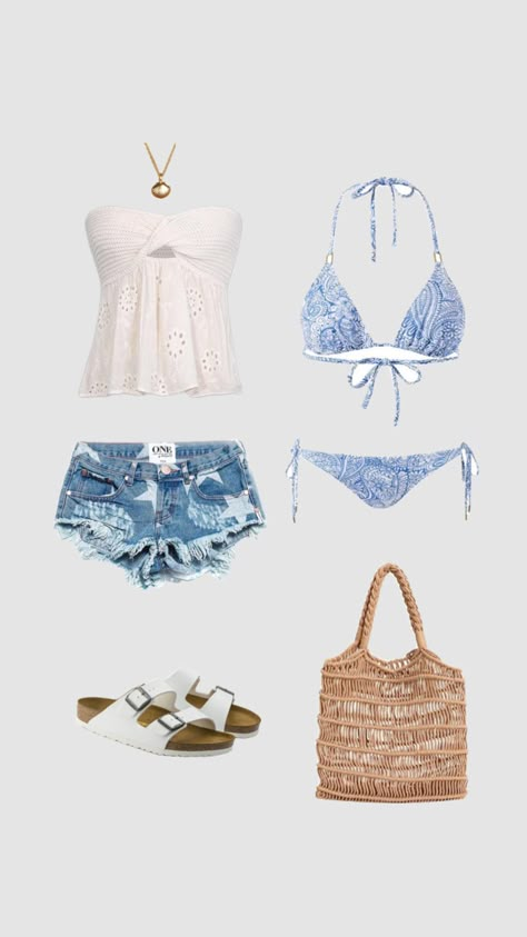 Surfergirl Style, Cute Beach Outfits, Beachy Outfits, Outfit Inspo Summer, Cute Preppy Outfits, Trendy Summer Outfits, Cute Swimsuits, Summer Bikinis, Simple Trendy Outfits