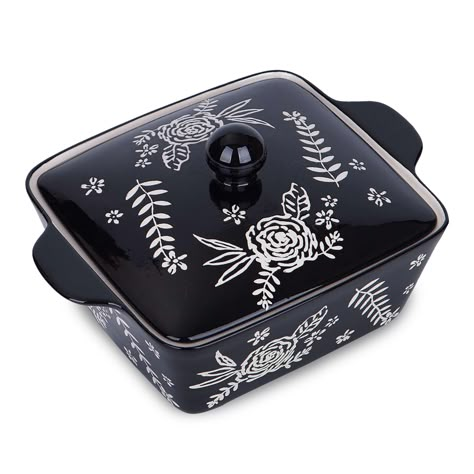 PRICES MAY VARY. 【MULTIFUNCTIONAL USE】 Wisenvoy Casserole dish with lid are ideal for making and sharing gratin, roasted meat, lasagna, casseroles, mutltiple using scenario for baking Chicken, Turkey, Potato, Mushroom, and more. Baking, serving, storing, and reheating all in one dish. Please note this casserole dish CAN NOT be put on fire and induction cooker. 【HEALTHY MATERIALS】 Wienvoy Casserole dish with lid is made of durable porcelain, a type of premium healthy ceramic. chip-resistant and m Turkey Potato, Potato Mushroom, Baking Chicken, Goth Kitchen, Meat Lasagna, Casserole Dish With Lid, Baking Dishes, Induction Cooker, Goth Home