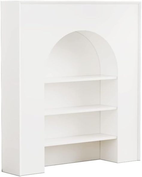 Amazon.com: BOOMLATU Modern Arch Cabinet Wood Decorative Storage Cabinet,3-Teirs Arch Shelf for Display and Storage : Home & Kitchen Arch With Shelves, Arched Bookshelf, Arch Shelf, Decorative Storage Cabinets, Arch Cabinet, Cabinet Wood, Wood Cabinets, Decorative Storage, Storage Cabinets