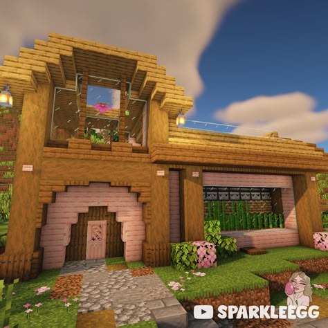 My auto sugarcane and bamboo farm that I built in my 1.20 Minecraft world 🌿 Check out my let's play on YouTube @ SparkleEgg :) #minecraft #aestheticminecraft #netherportal #cutemincraft #cute #aesthetic Cute Sugarcane Farm Minecraft, Sugarcane Farm Minecraft Aesthetic, Sugarcane Farm Minecraft Design, Minecraft Sugarcane Farm Ideas, Minecraft Bamboo Farm, Bamboo Farm Minecraft, Sugarcane Farm Minecraft, Minecraft Auto Farm, Sugar Cane Farm Minecraft