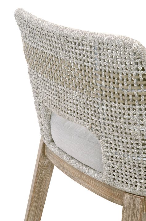 Tapestry Barstool Fabric Bar Stool, Traditional Dining Room, White Rope, White Flat, Outdoor Bar Stools, Counter Height Stools, Rope Design, Solid Mahogany, Mahogany Wood