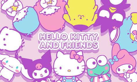 Hello Kitty and Friends | Razer Gaming Gear Images Hello Kitty, Hello Kitty Accessories, Hello Kitty And Friends, Hello Kitty Backgrounds, Event Sign, Hello Kitty Cartoon, Friends Wallpaper, Sanrio Wallpaper, Hat Patches