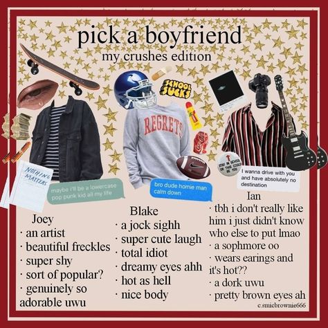 Pick A Boyfriend Aesthetic, Pick A Boyfriend, Boyfriend Aesthetics, Trans Boy Outfits, Boyfriend Types, Ftm Outfits, Boy Hair Drawing, Trans Outfit, Sims Challenge