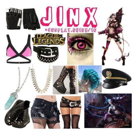 Jinx Halloween Costume, Jinx Inspired Outfit, Jinx Outfit, Jinx Aesthetic, Shoots Ideas, Outfit Polyvore, Zen Room, Identity Crisis, 2000s Clothes