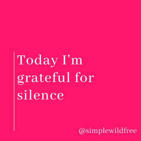 I'm really enjoying the quiet. The stillness.   I'm enjoying listening to the trees sway and the birds chirp.   There's something so nourishing about the space that silence brings.  The first few weeks of quarantine didn't feel silent. They felt busy, hectic, stressful, and tension-filled. But, at least for today, there is silence.  And I'm grateful for that.  #enjoythesilence #silenceisgolden #spaceelement #spaceandtime Silence Is Golden, Enjoy The Silence, I'm Grateful, Im Grateful, The Quiet, The Birds, The Space, For Today, The First