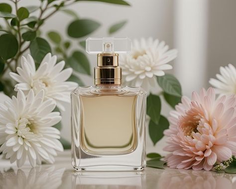 Photo luxury perfume bottle with flowers | Premium Photo #Freepik #photo Aura Perfume, Bottle With Flowers, Perfume Ad, Photography Challenge, Luxury Perfume, Perfume Brands, Perfume Bottle, Premium Photo, 1 Million