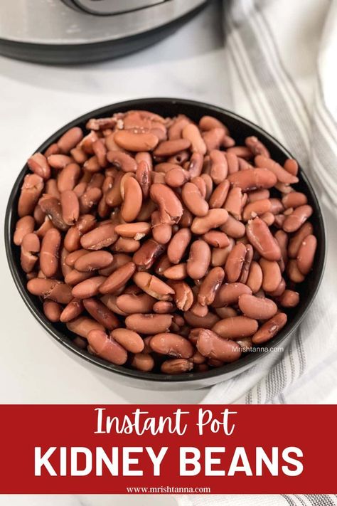 Cooking Kidney Beans, Beans In Instant Pot, Barbeque Side Dishes, Cooking Beans, Low Carb Instant Pot Recipes, Vegan Instant Pot Recipes, Vegan Instant Pot, Sandwich Fillings, Dried Mangoes